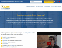 Tablet Screenshot of kolibrilogistiek.nl